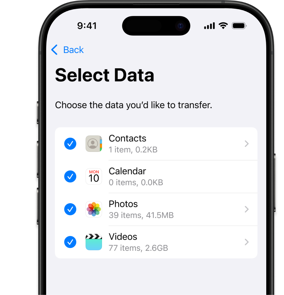 Transfer files from iPhone to PC using QR File Transfer app