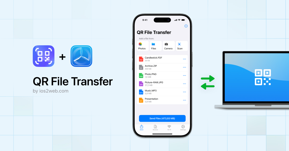 QR File Transfer TestFlight Beta