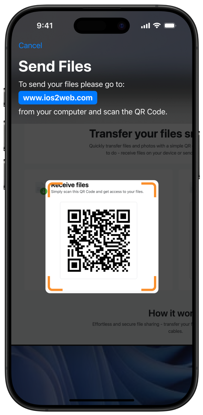 scan and transfer files